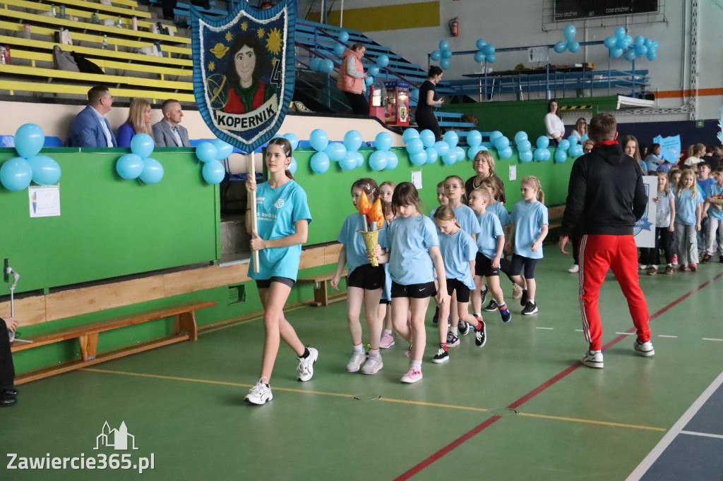 Fotorelacja I: Niebieskie Igrzyska zorganizowane przez SP4 w Zawierciu