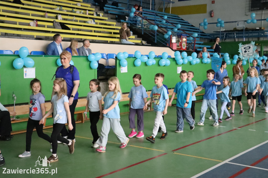 Fotorelacja I: Niebieskie Igrzyska zorganizowane przez SP4 w Zawierciu