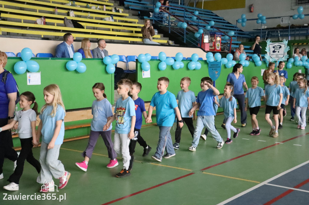 Fotorelacja I: Niebieskie Igrzyska zorganizowane przez SP4 w Zawierciu