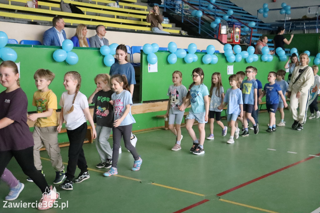 Fotorelacja I: Niebieskie Igrzyska zorganizowane przez SP4 w Zawierciu