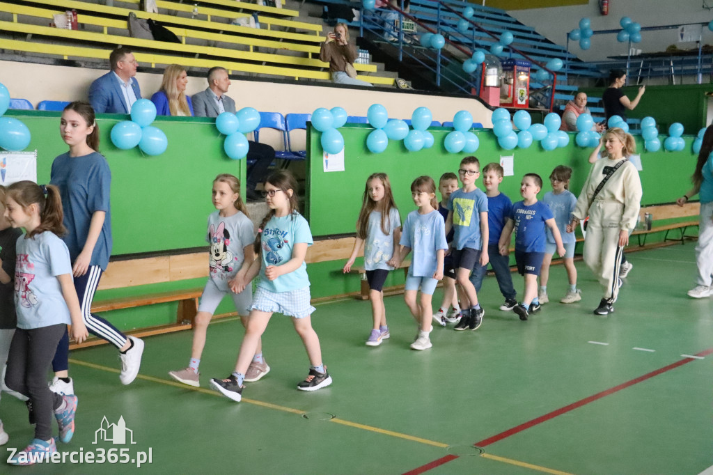 Fotorelacja I: Niebieskie Igrzyska zorganizowane przez SP4 w Zawierciu