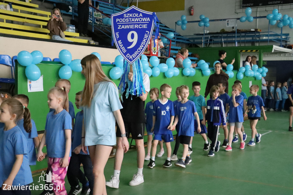 Fotorelacja I: Niebieskie Igrzyska zorganizowane przez SP4 w Zawierciu