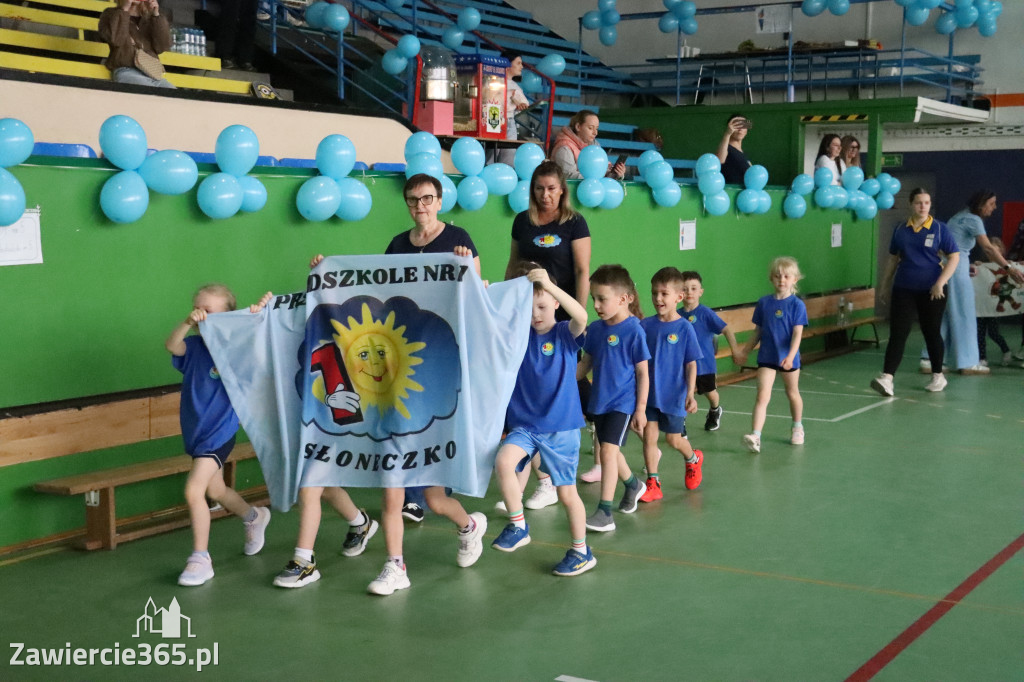 Fotorelacja I: Niebieskie Igrzyska zorganizowane przez SP4 w Zawierciu