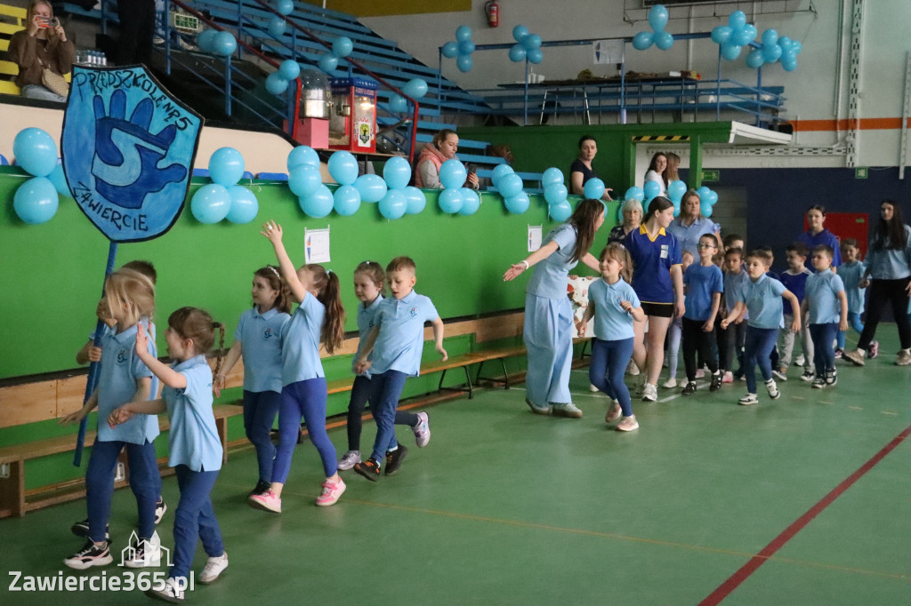 Fotorelacja I: Niebieskie Igrzyska zorganizowane przez SP4 w Zawierciu