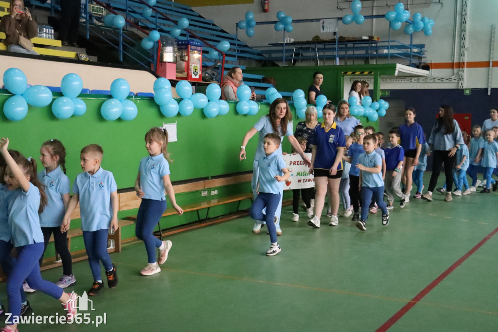 Fotorelacja I: Niebieskie Igrzyska zorganizowane przez SP4 w Zawierciu