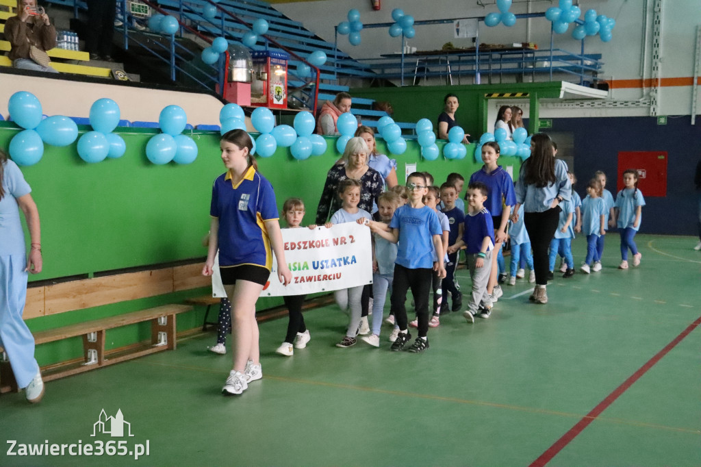 Fotorelacja I: Niebieskie Igrzyska zorganizowane przez SP4 w Zawierciu