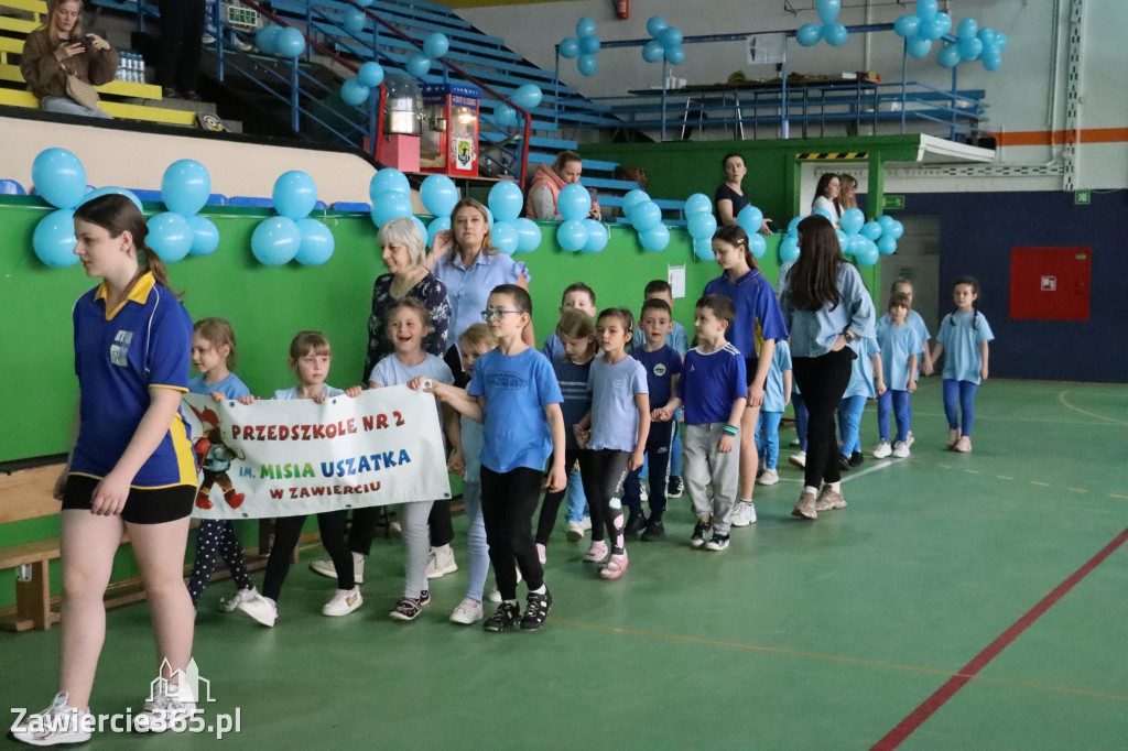 Fotorelacja I: Niebieskie Igrzyska zorganizowane przez SP4 w Zawierciu