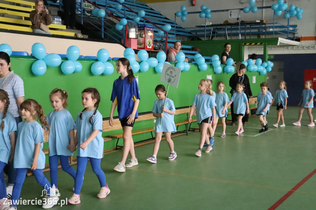 Fotorelacja I: Niebieskie Igrzyska zorganizowane przez SP4 w Zawierciu