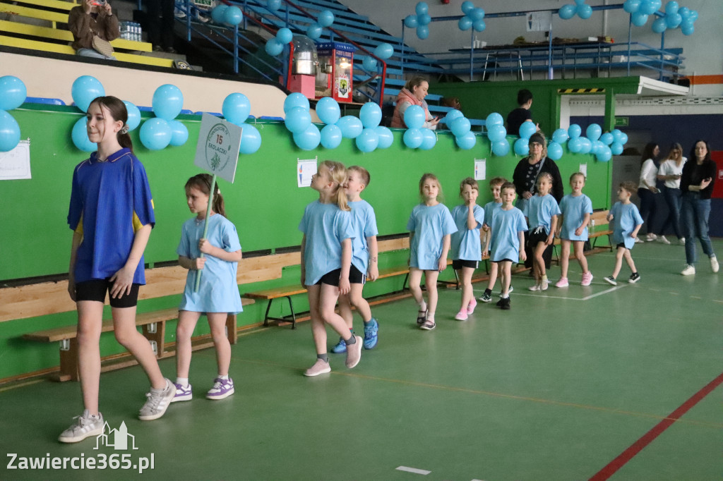 Fotorelacja I: Niebieskie Igrzyska zorganizowane przez SP4 w Zawierciu