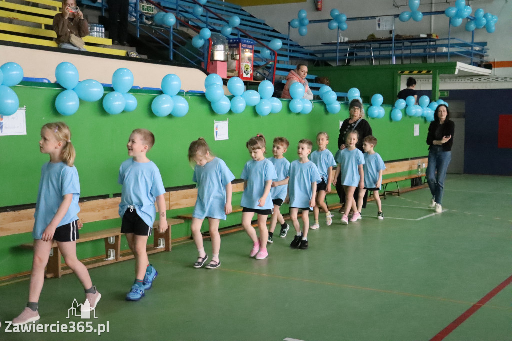 Fotorelacja I: Niebieskie Igrzyska zorganizowane przez SP4 w Zawierciu