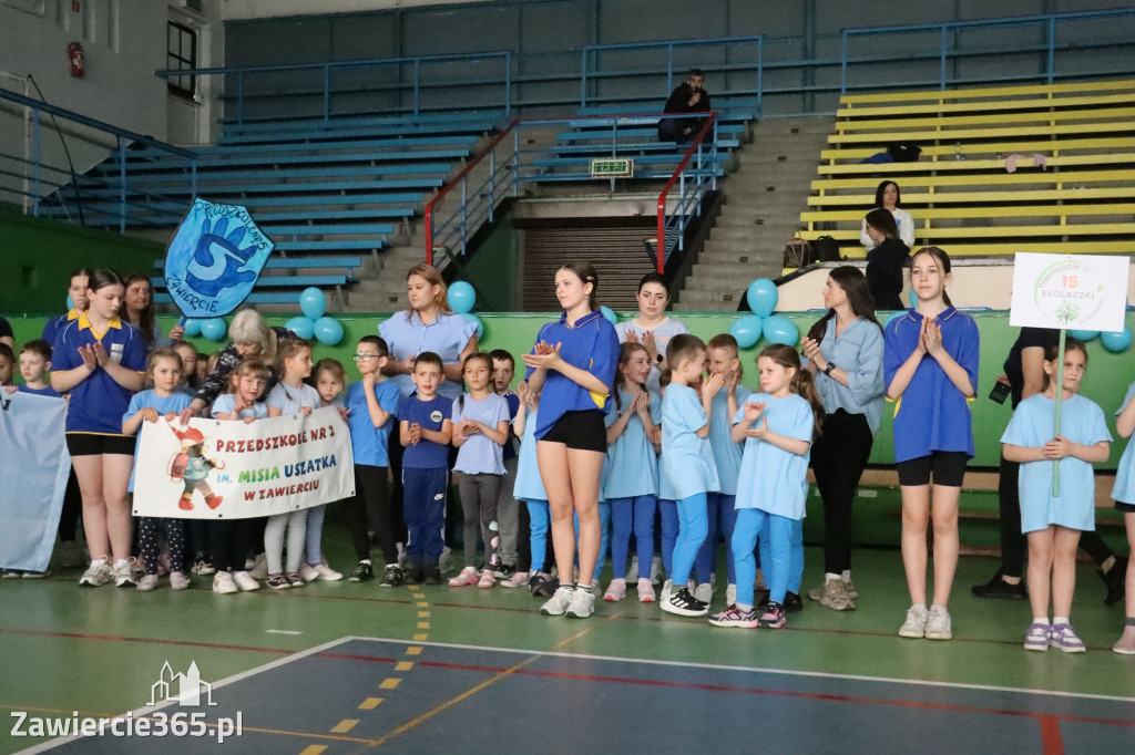 Fotorelacja I: Niebieskie Igrzyska zorganizowane przez SP4 w Zawierciu