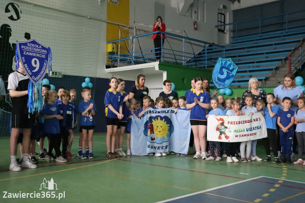 Fotorelacja I: Niebieskie Igrzyska zorganizowane przez SP4 w Zawierciu