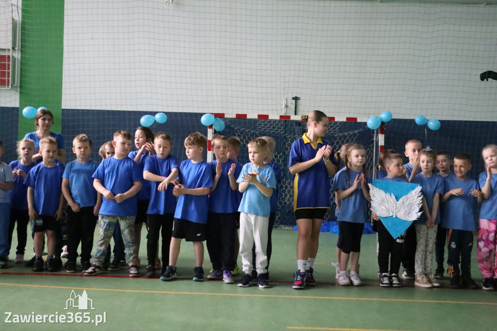 Fotorelacja I: Niebieskie Igrzyska zorganizowane przez SP4 w Zawierciu