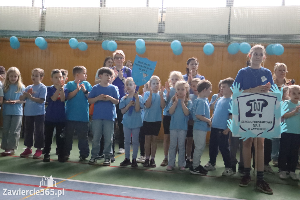 Fotorelacja I: Niebieskie Igrzyska zorganizowane przez SP4 w Zawierciu