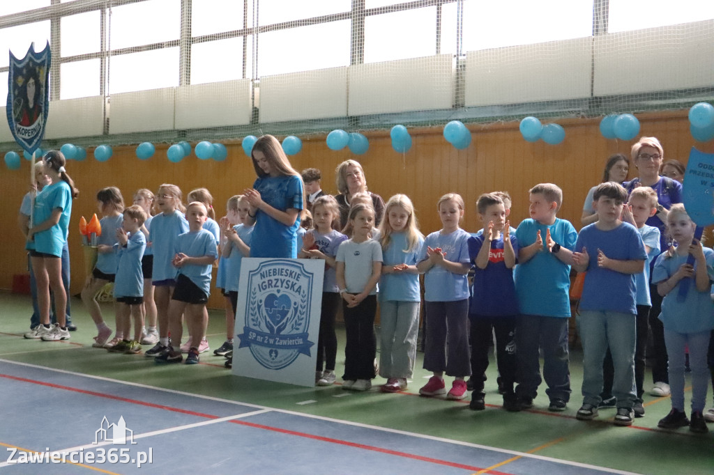 Fotorelacja I: Niebieskie Igrzyska zorganizowane przez SP4 w Zawierciu