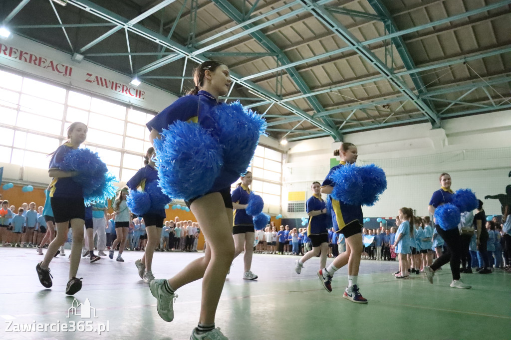 Fotorelacja I: Niebieskie Igrzyska zorganizowane przez SP4 w Zawierciu