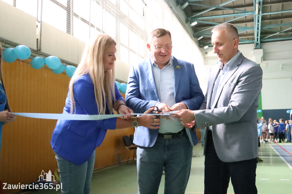 Fotorelacja I: Niebieskie Igrzyska zorganizowane przez SP4 w Zawierciu