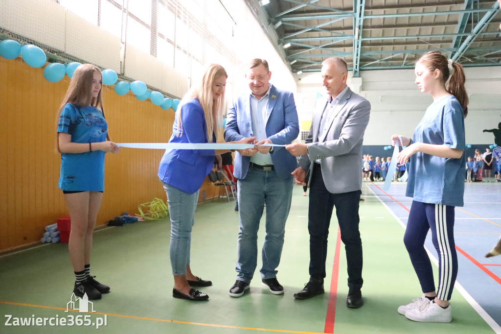 Fotorelacja I: Niebieskie Igrzyska zorganizowane przez SP4 w Zawierciu