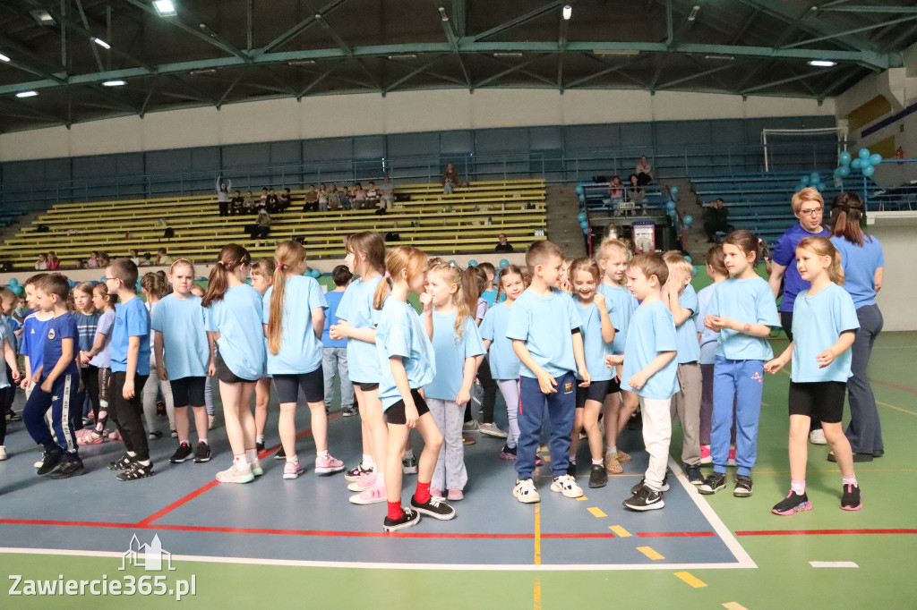 Fotorelacja I: Niebieskie Igrzyska zorganizowane przez SP4 w Zawierciu