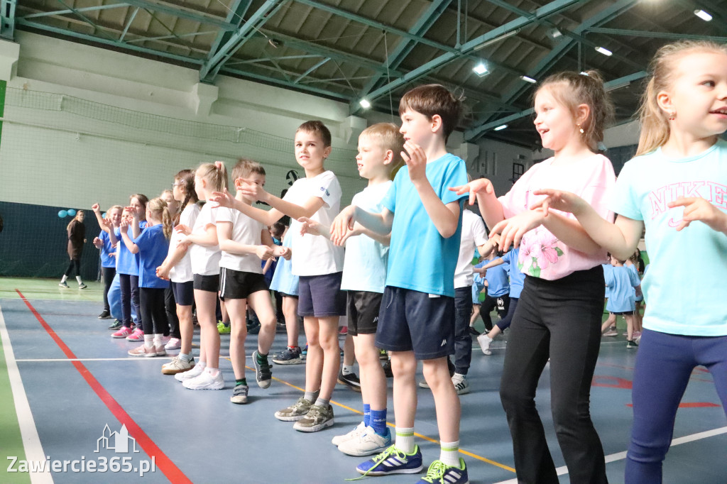 Fotorelacja I: Niebieskie Igrzyska zorganizowane przez SP4 w Zawierciu
