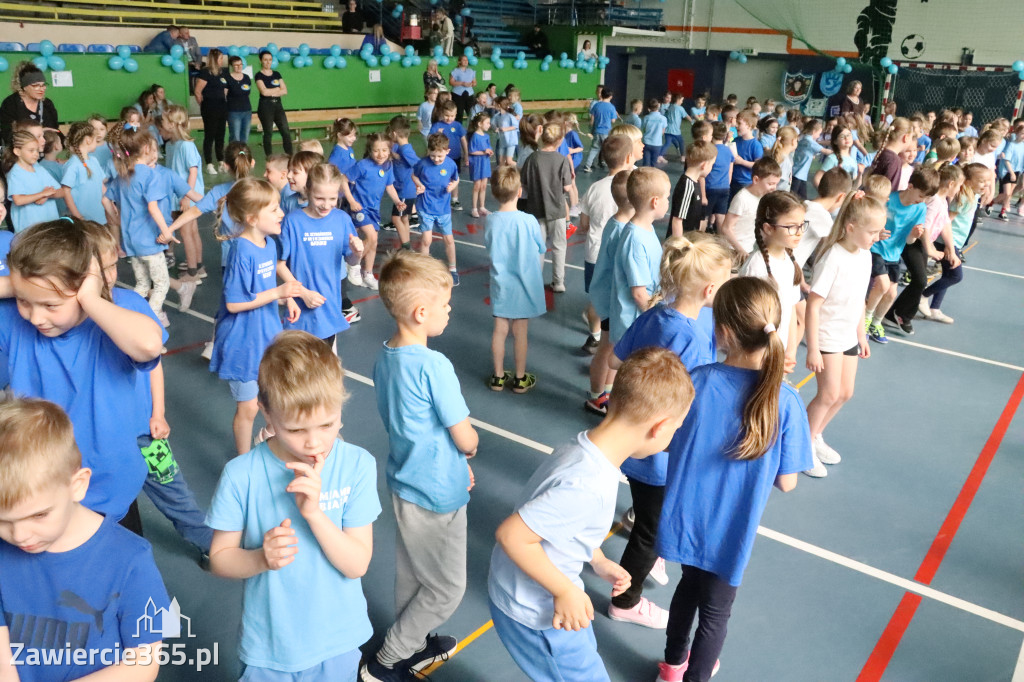 Fotorelacja I: Niebieskie Igrzyska zorganizowane przez SP4 w Zawierciu