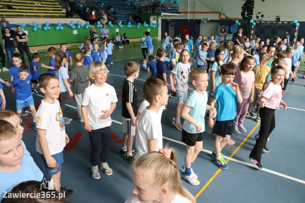 Fotorelacja I: Niebieskie Igrzyska zorganizowane przez SP4 w Zawierciu