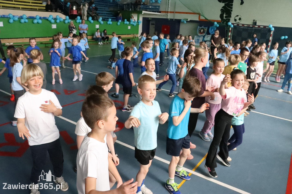 Fotorelacja I: Niebieskie Igrzyska zorganizowane przez SP4 w Zawierciu