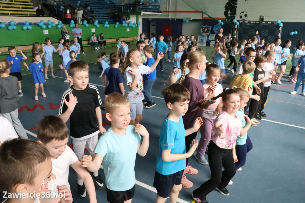 Fotorelacja I: Niebieskie Igrzyska zorganizowane przez SP4 w Zawierciu