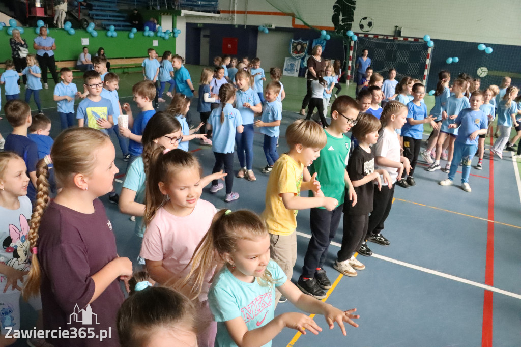 Fotorelacja I: Niebieskie Igrzyska zorganizowane przez SP4 w Zawierciu