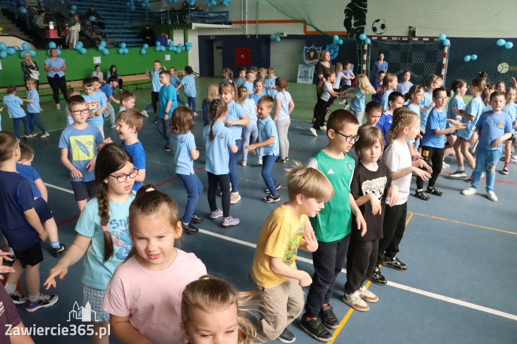 Fotorelacja I: Niebieskie Igrzyska zorganizowane przez SP4 w Zawierciu