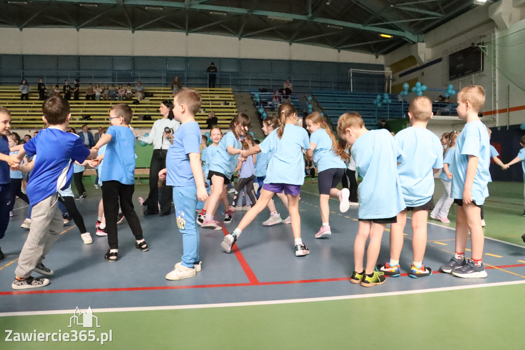 Fotorelacja I: Niebieskie Igrzyska zorganizowane przez SP4 w Zawierciu