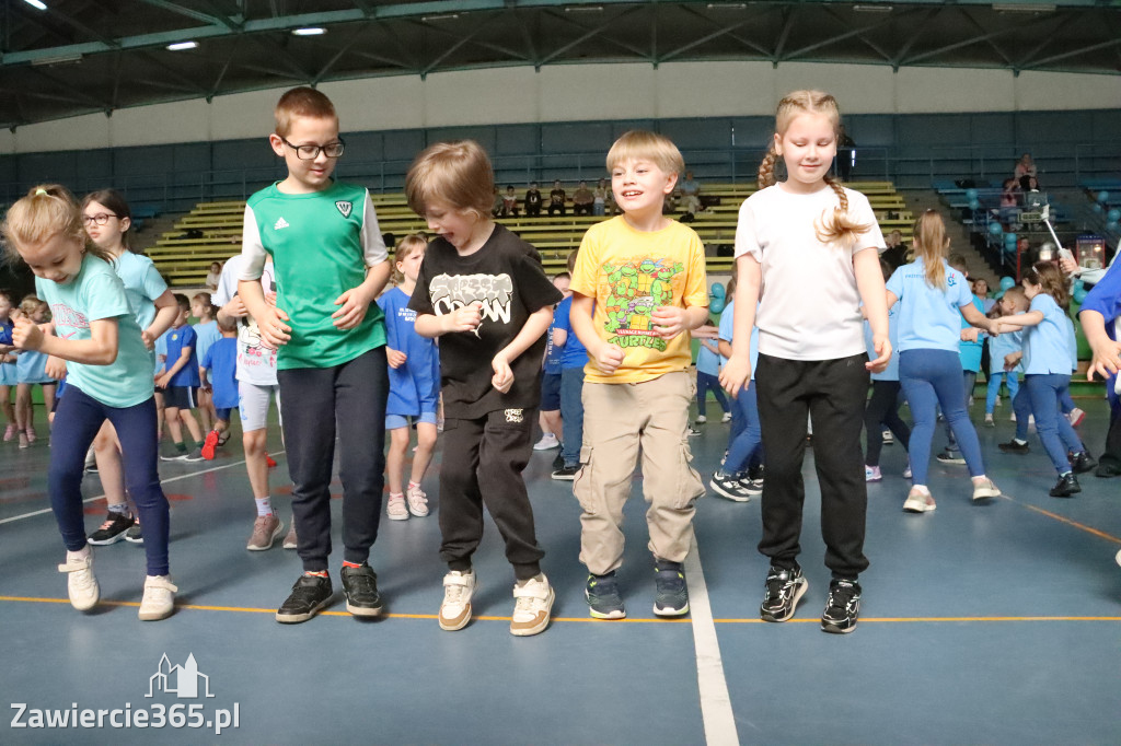 Fotorelacja I: Niebieskie Igrzyska zorganizowane przez SP4 w Zawierciu