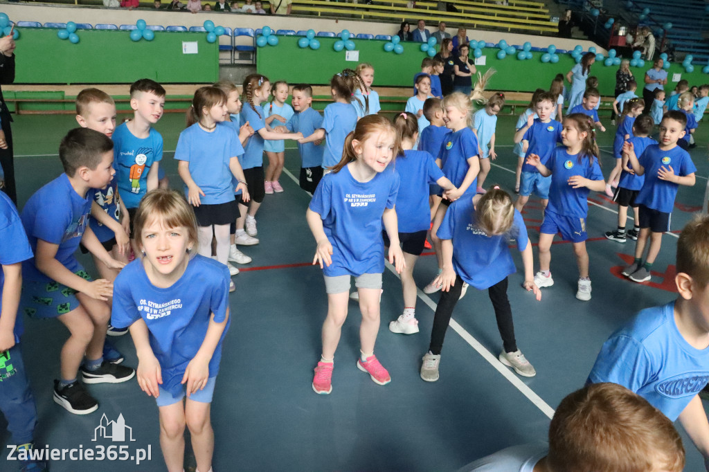 Fotorelacja I: Niebieskie Igrzyska zorganizowane przez SP4 w Zawierciu