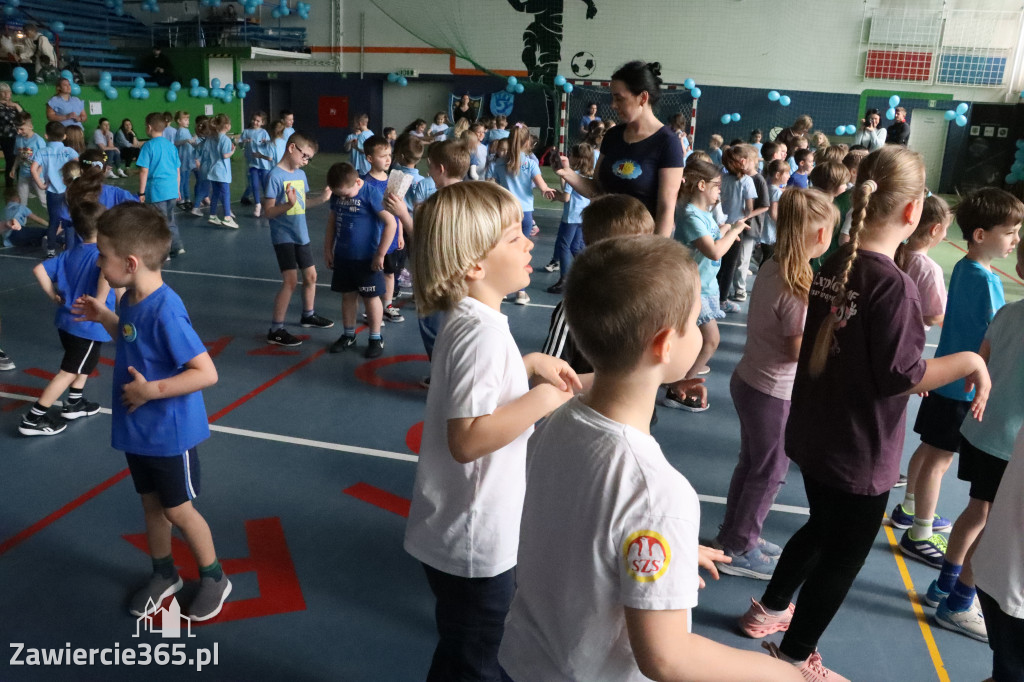 Fotorelacja I: Niebieskie Igrzyska zorganizowane przez SP4 w Zawierciu