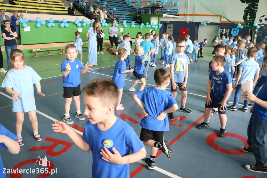 Fotorelacja I: Niebieskie Igrzyska zorganizowane przez SP4 w Zawierciu