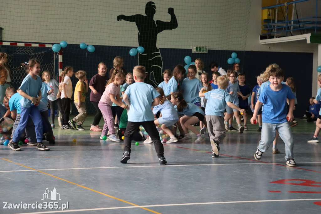 Fotorelacja I: Niebieskie Igrzyska zorganizowane przez SP4 w Zawierciu