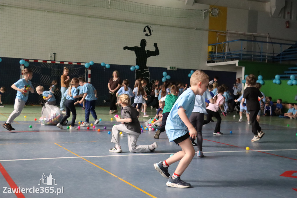 Fotorelacja I: Niebieskie Igrzyska zorganizowane przez SP4 w Zawierciu