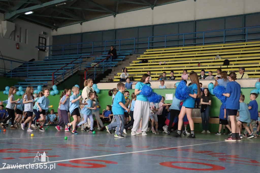 Fotorelacja I: Niebieskie Igrzyska zorganizowane przez SP4 w Zawierciu