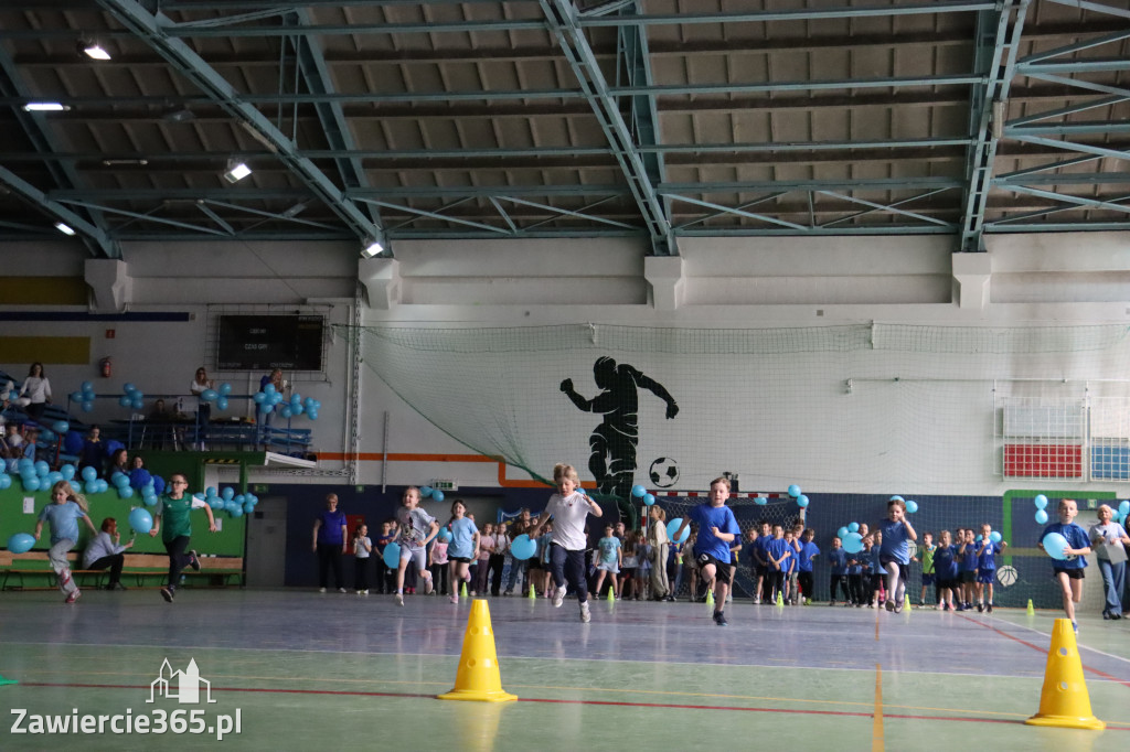 Fotorelacja I: Niebieskie Igrzyska zorganizowane przez SP4 w Zawierciu