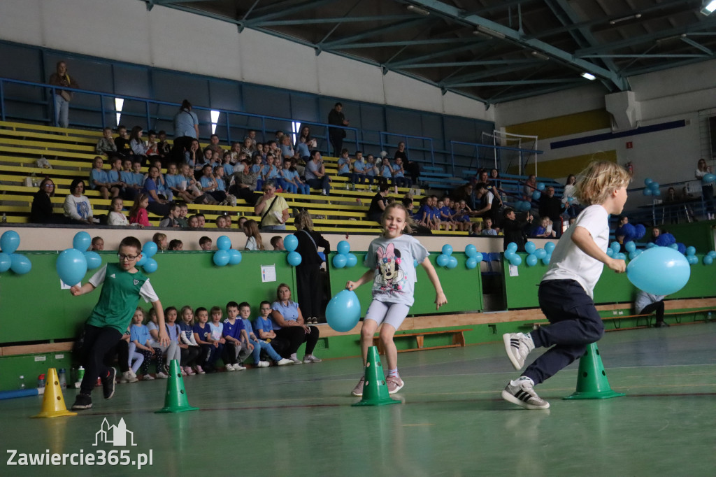 Fotorelacja I: Niebieskie Igrzyska zorganizowane przez SP4 w Zawierciu