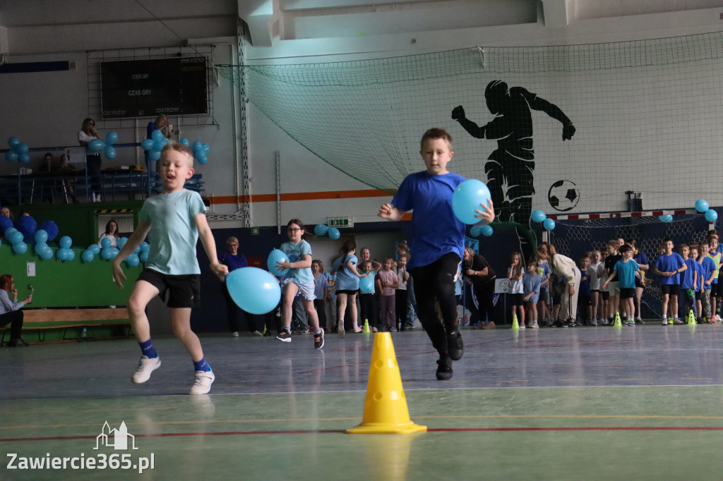 Fotorelacja I: Niebieskie Igrzyska zorganizowane przez SP4 w Zawierciu