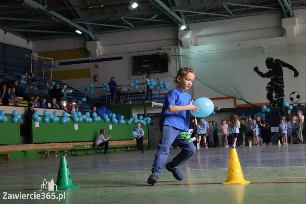 Fotorelacja I: Niebieskie Igrzyska zorganizowane przez SP4 w Zawierciu