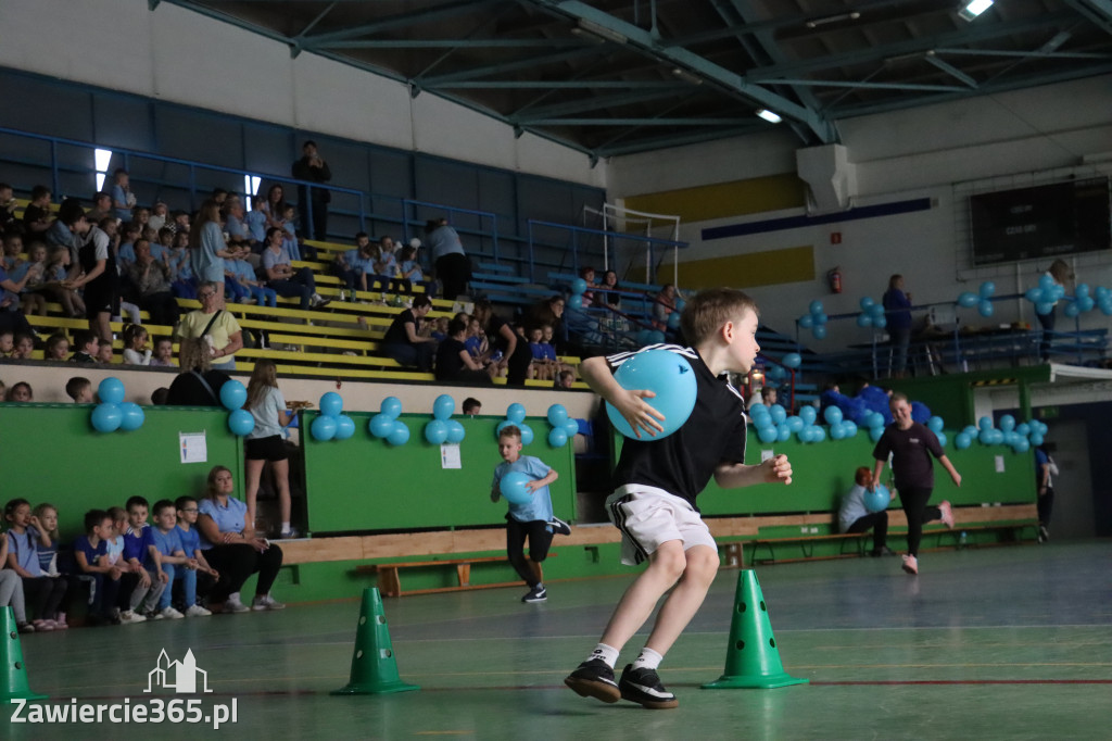 Fotorelacja I: Niebieskie Igrzyska zorganizowane przez SP4 w Zawierciu