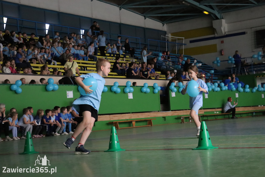 Fotorelacja I: Niebieskie Igrzyska zorganizowane przez SP4 w Zawierciu