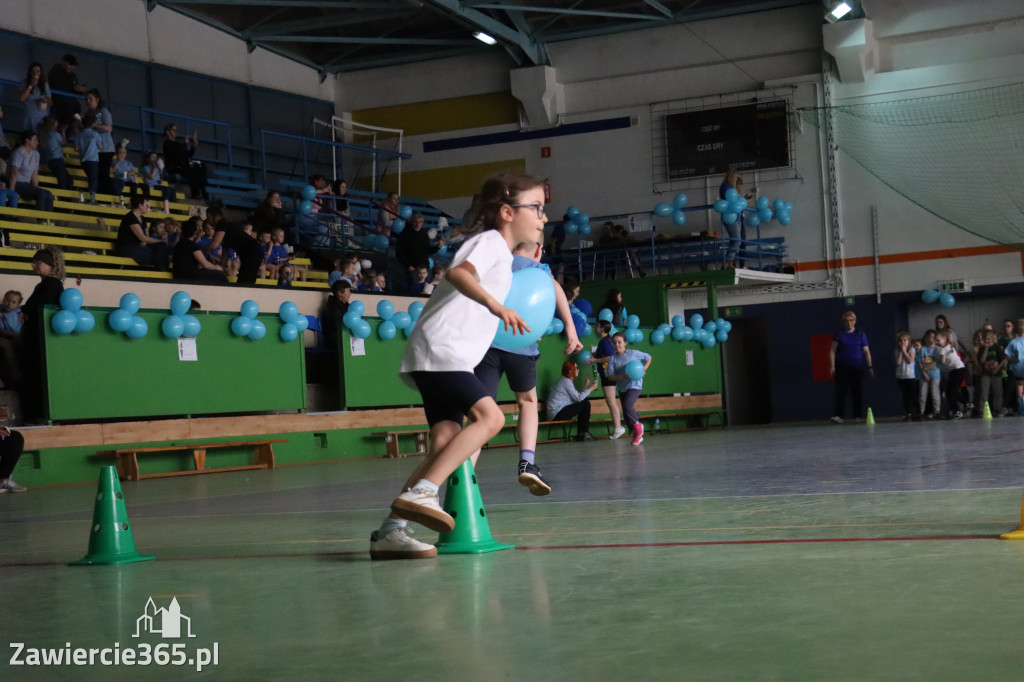 Fotorelacja I: Niebieskie Igrzyska zorganizowane przez SP4 w Zawierciu