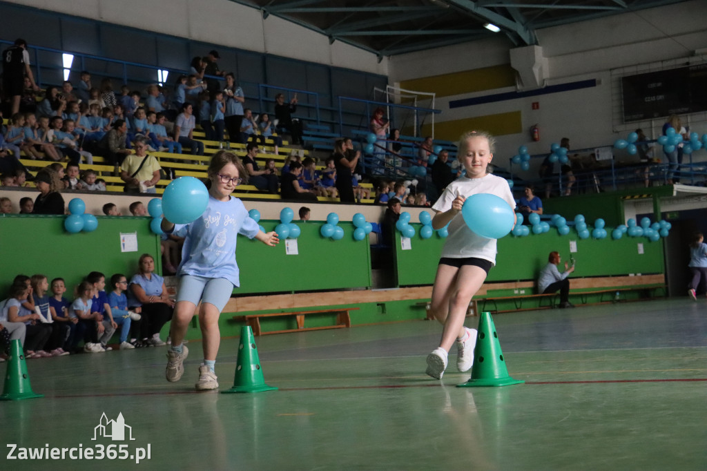 Fotorelacja I: Niebieskie Igrzyska zorganizowane przez SP4 w Zawierciu