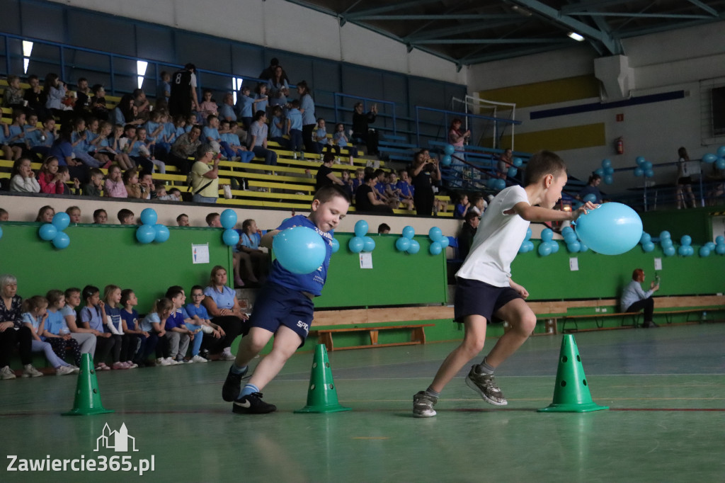 Fotorelacja I: Niebieskie Igrzyska zorganizowane przez SP4 w Zawierciu