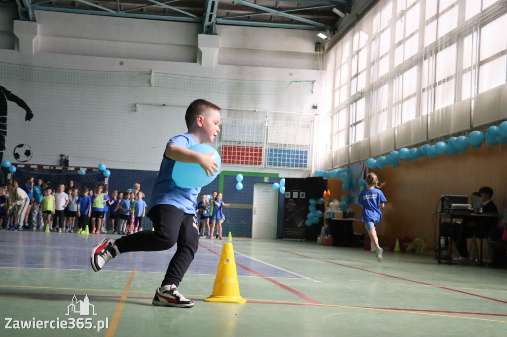 Fotorelacja I: Niebieskie Igrzyska zorganizowane przez SP4 w Zawierciu