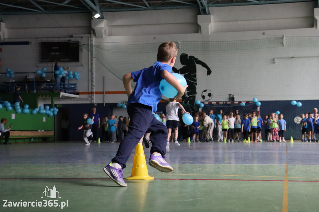 Fotorelacja I: Niebieskie Igrzyska zorganizowane przez SP4 w Zawierciu