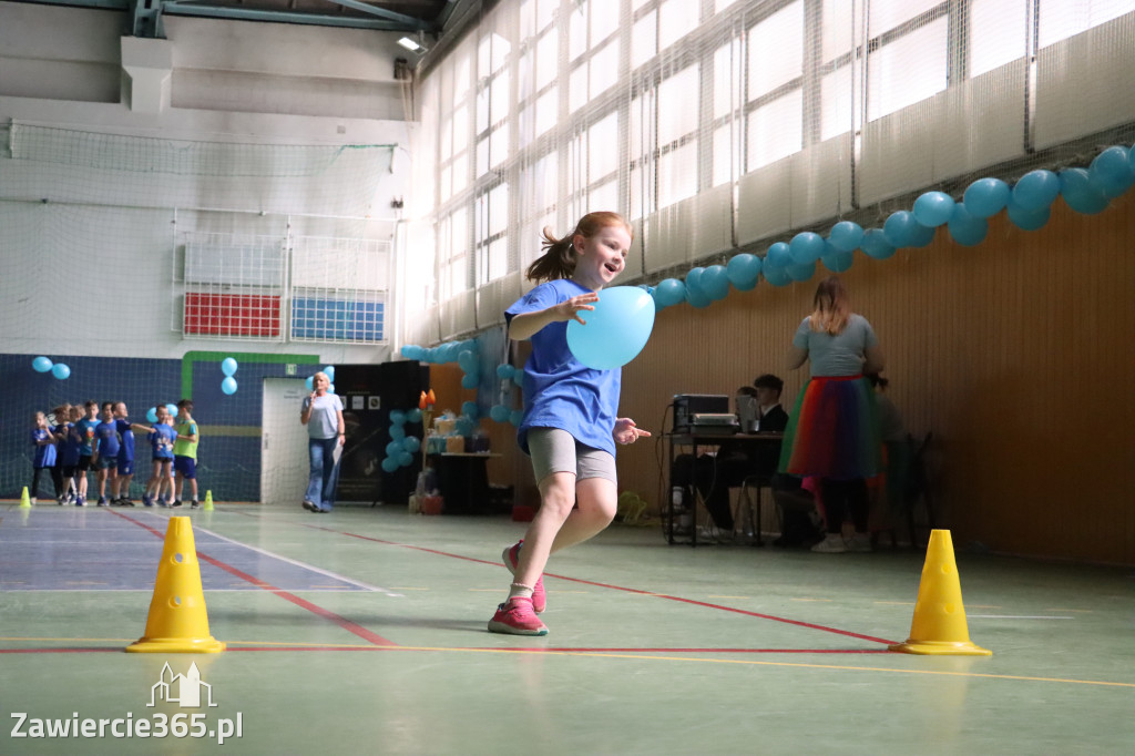 Fotorelacja I: Niebieskie Igrzyska zorganizowane przez SP4 w Zawierciu